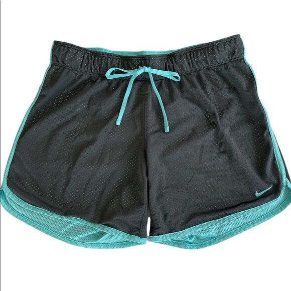 Women's Nike Dri Fit Drawstring elastic waistband mesh shorts, size S - Picture 1 of 3